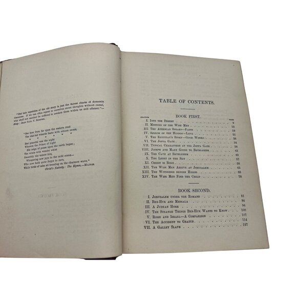 Ben-Hur A Tale Of The Christ By Lew Wallace Hardcover Antique 1880 Harper & Brot - Picture 6 of 10